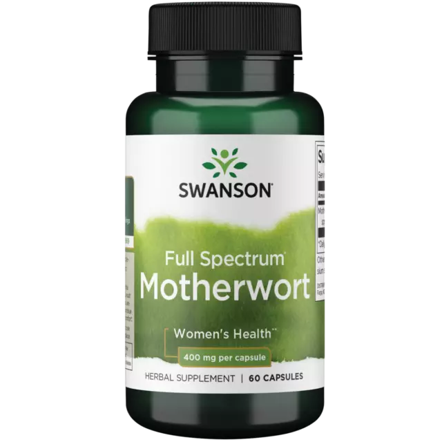 Swanson Full Spectrum Motherwort 400 mg 60 Capsules