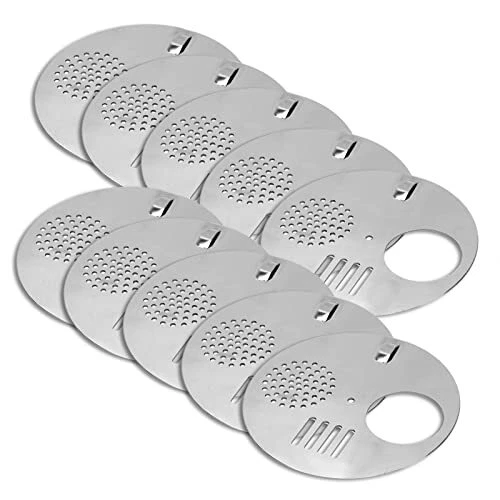 Ruimou 10Pcs Beehive Disc Gates Diameter125mm/4.9inch Stainless Steel Large S...