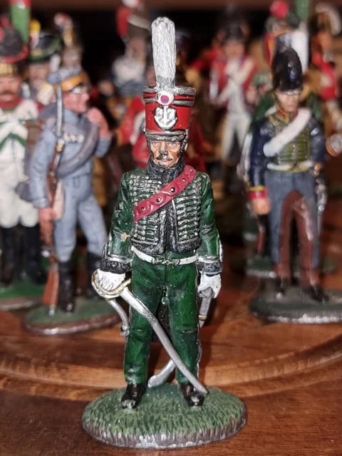 SOLDAT DE PLOMB DU 1ER EMPIRE : OFFICIER A CHEVAL Marque ALMIRALL