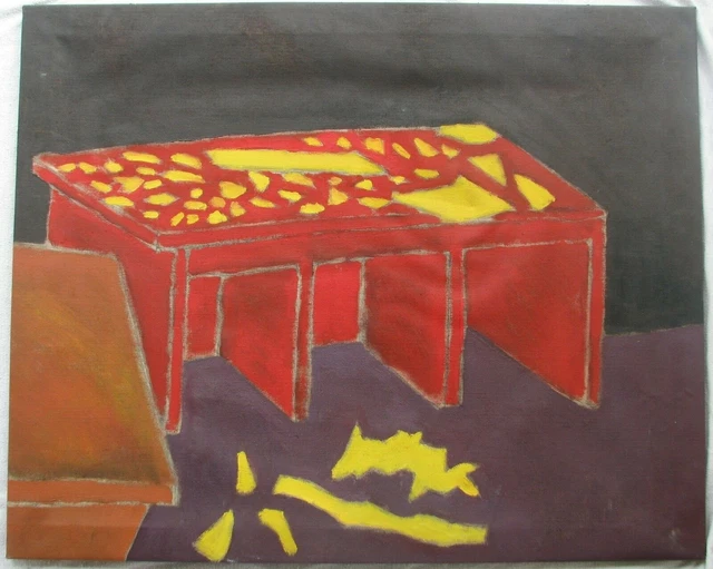 Davide BAROGGI (Locarno 1974) Nuovo Selvaggio NATURA MORTA su tela cm 73x90