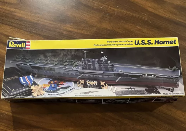 U.S.S. Hornet WWII Aircraft Carrier, Revell Model Kit # 5223.