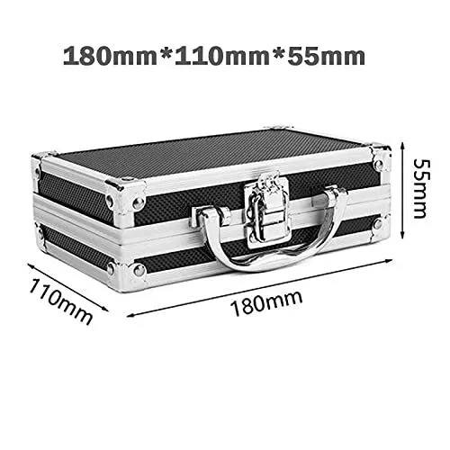 Large Aluminium Flight Hard Case Tool Box Carry Storage Camera Box 2 Sizes