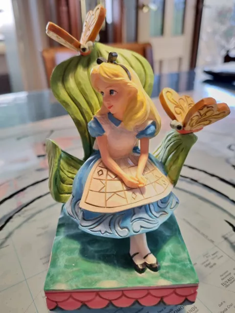 Enesco Jim Shore Disney Traditions Alice 'Curiouser and Curiouser' 6001272