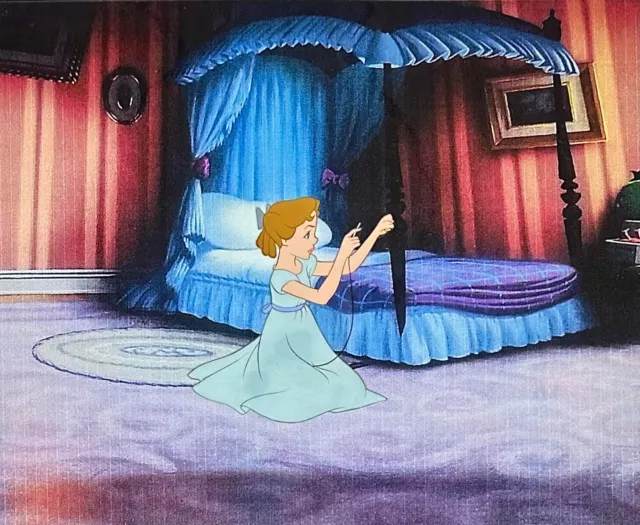 1953 Rare Walt Disney Peter Pan Wendy Original Production Animation Cel