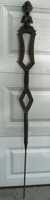 Luba Style Congo Power Staff 60”
