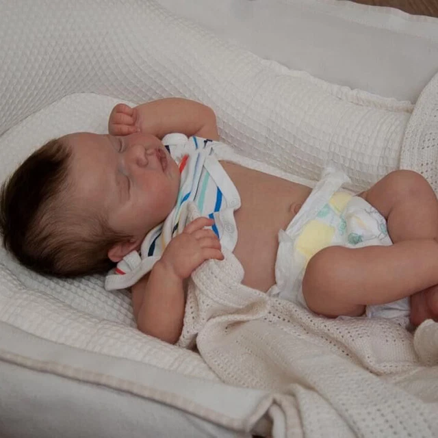 Full Body Realistic Kids Reborn Baby Doll Vinyl Soft Newborn Handmade 19inch