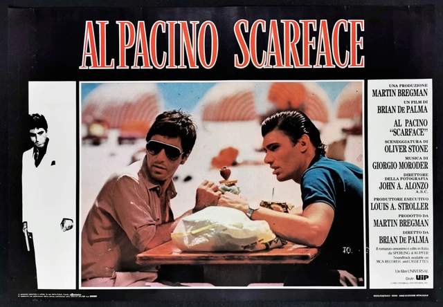 SCARFACE FOTOBUSTA POSTER De Palma Al Pacino Steven Bauer Florida Miami scarface-fotobusta-poster-de-palma-al-pacino-steven-bauer-florida-miami