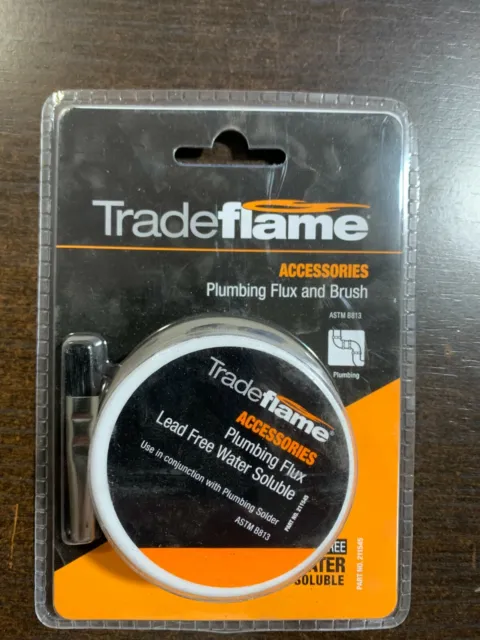 1 Pack Tradeflame Plumbing Flux and Brush