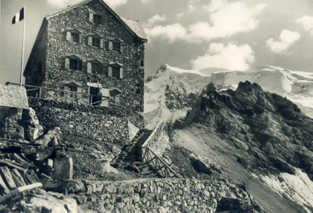 BOLZANO.  ORTLES. Il Rifugio PAYER. Neve. Non vg. anni '50.