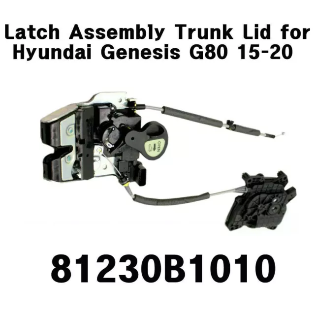 OEM 81230B1010 Latch Assembly Trunk Lid Hyundai Genesis G80 15-20 ⭐Low Price⭐