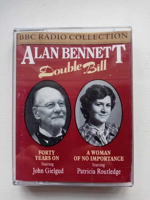 Alan Bennett BBC Radio Collection Audio Cassette Forty Years On John Gielgud