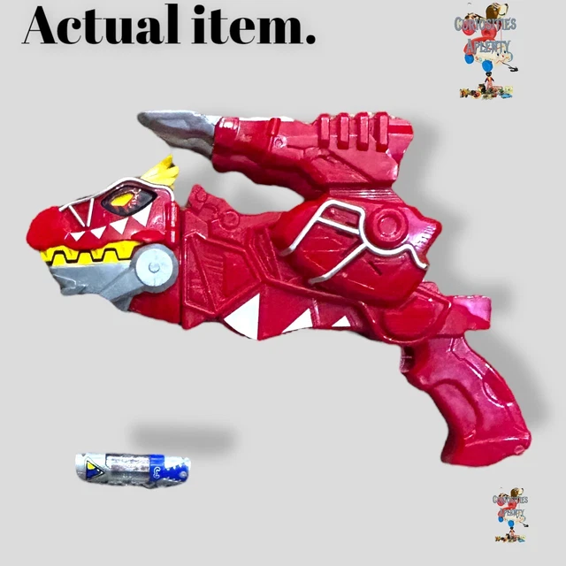 Power Rangers Red Gun POWER RANGERS DELUXE Dino Charge Morpher Blaster Gun With Energem No 1 ...