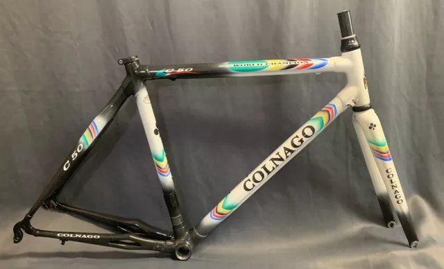 Colnago C50 ‘World Champion’ Frameset, Colnago headset, Very Rare 50s 54cm VVG+ Colnago C50 ‘World Champion’ Frameset, Colnago headset, Very Rare 50s 54cm VVG+