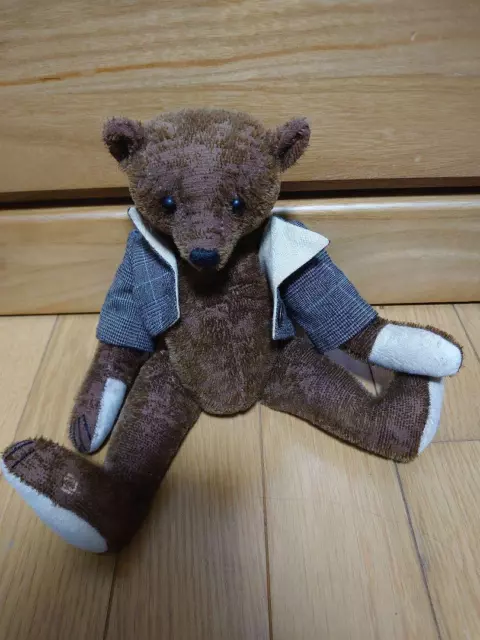 Forget Me Not Bear H29cm Brown Plush Stuffed Toy Limited No Tag Used