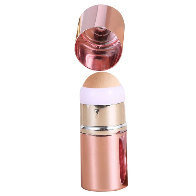 Sfera assorbente olio in pietra vulcanica lega di alluminio massaggiatore pelle rosa