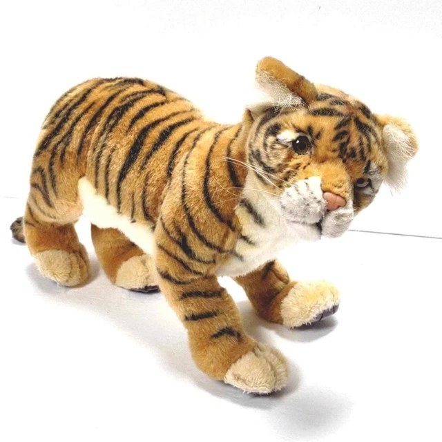 Hansa Plush Tiger Cub Standing Stuffed Animal Toy Collectible