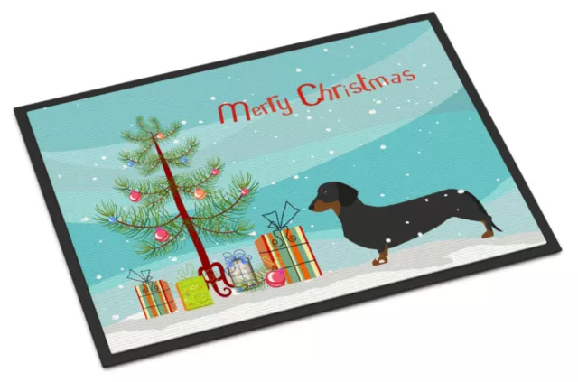 Caroline's Treasures Dachshund Merry Christmas Door Mat 61cm x 91cm  FREE POST