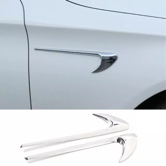 Chrome ABS AMG Style Side Fender Air Vent Cover For Benz C E GLC Class W205 W213