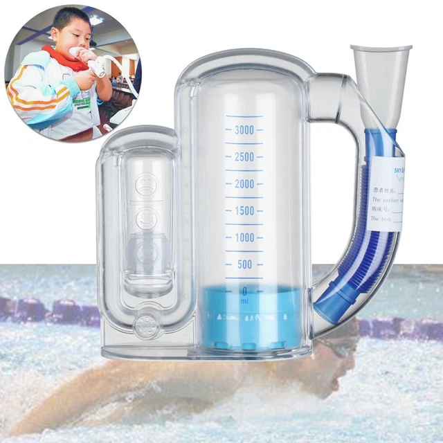 Care Spirometer Lung Breathing trainer Respiratory Exerciser Vital Capacity