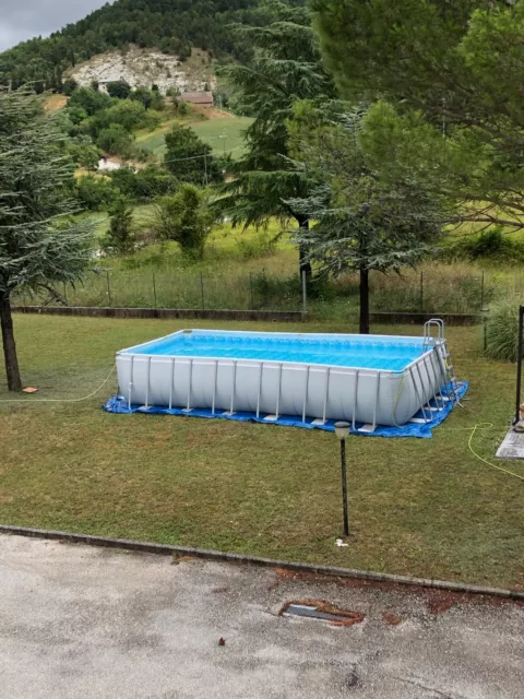 Bestway Power Steel Piscina Fuori Terra 640x274x132cm-Bianca - usato come nuovo