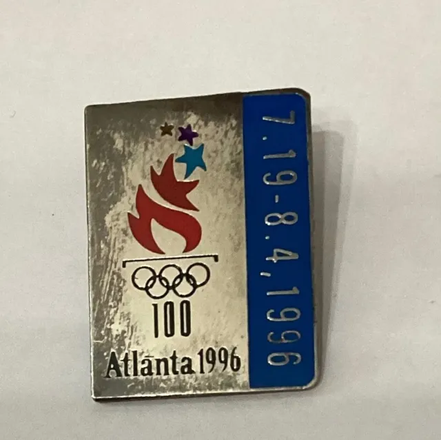 Atlanta Olympic Games 1996 Atlanta: Torch Variations Pin  - Games Dates