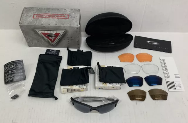 Oakley Sunglasses Special Forces Elite SI Half Jacket XLJ Array Black W 5 Lenses