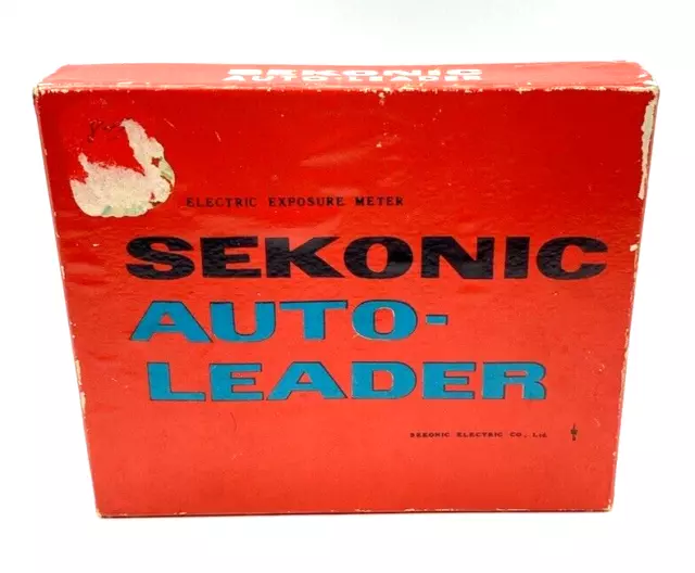 Sekonic Model L-38 Photoelectric Exposure Light Meter Auto-Leader Vintage used!