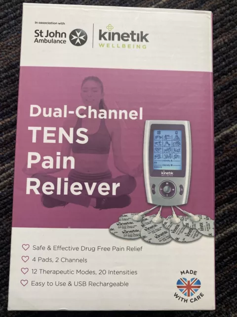 KINETIK Wellbeing Dual Channel Tens Pain Reliever Machine