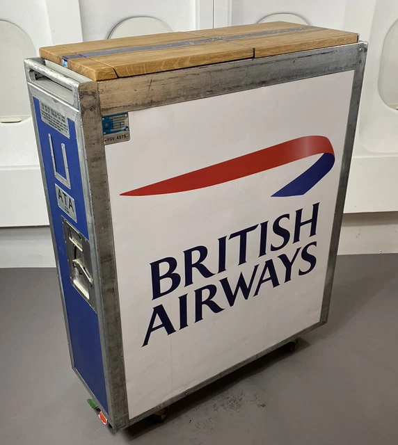UNION JACK/BRITISH AIRWAYS Design Airline Trolley cooler compartment