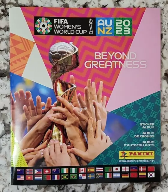 Panini 2023 FIFA Women's World Cup - Empty Sticker Album - 80 Pages