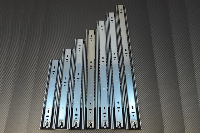 Pull Out File Rails SELF-DRAWING FULL PULL-OUT telescopic rail drawer rail drawer rails 45 ...