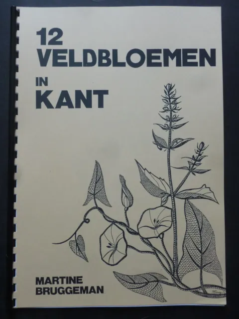 12 VELDBLOEMEN en KANT por MARTINE BRUGGEMAN - Libro de patrones de encaje bobina