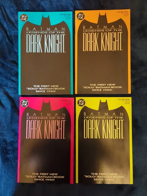 BATMAN LEGENDS OF THE DARK KNIGHT 1 (xALL 4 colors) 1 DC 1989