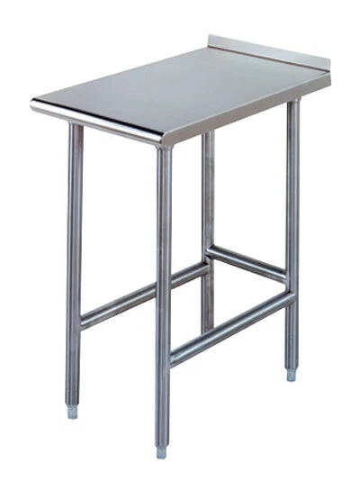 Advance Tabco 12" x 30" S/s Equipment Filler Table 16 Gauge w/ 1.5" Riser