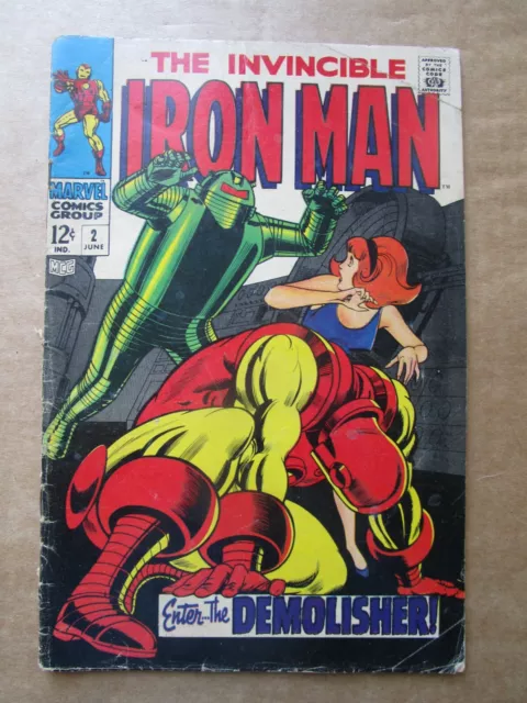 1968 The Invincible Iron Man Comic Book #2