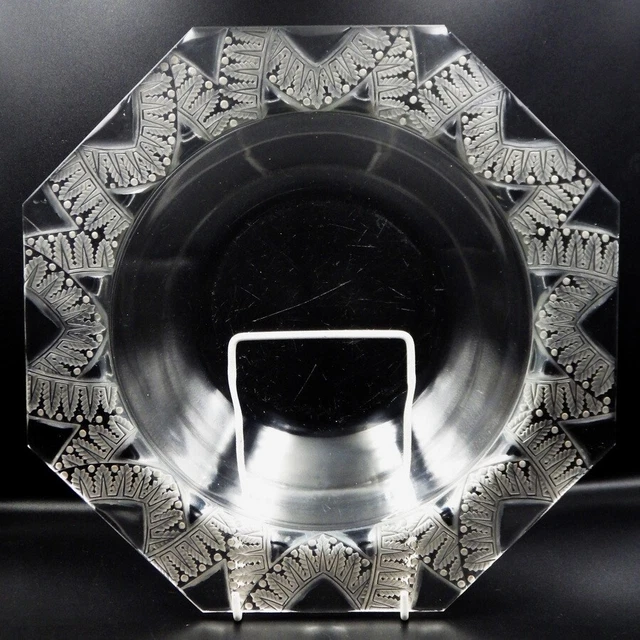 RENE LALIQUE Art Deco Chantilly FROSTED GLASS BOWL
