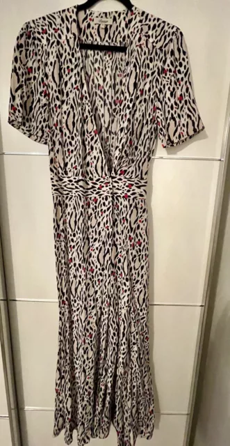 SOMERSET BY ALICE Temperley Leopard Print Maxi dress Size 12