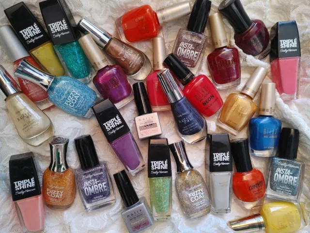 Big Brands Nail Polish LOT of 50 !!! WHOLESALE Bulk with Repeats YOU CAN CHOOSE