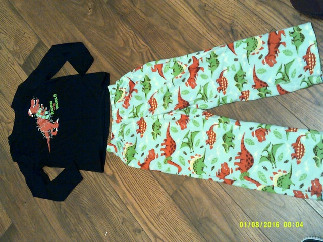 2pc Jammies For Your Families Boys Roar To The World Pj Set