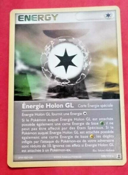 Carte Pokemon Ex Especes Delta Fr Energie Holon Gl 105/113 Rare Bon Etat