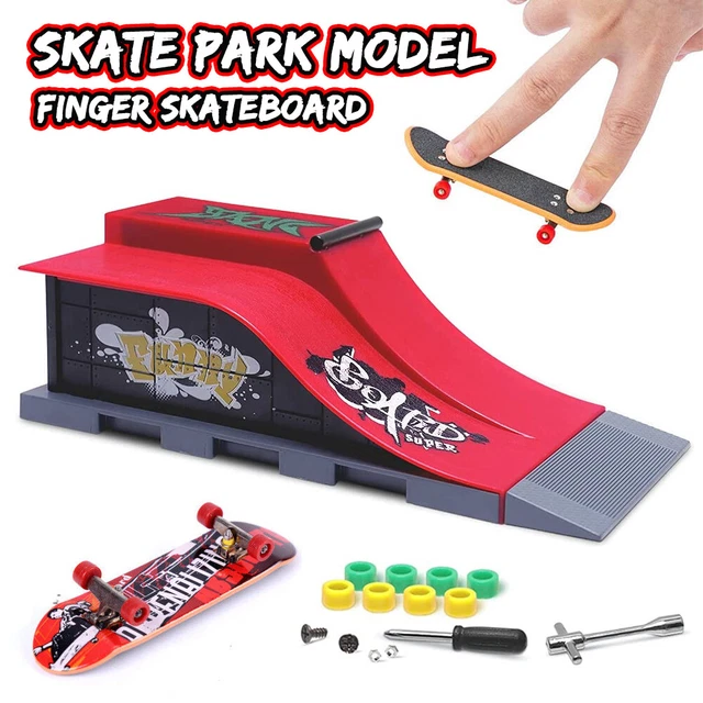 SKATE PARK RAMP Kit Tech Deck Mini Fingerboard Finger Board Ultimate