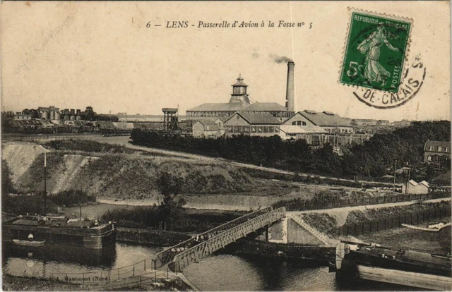 CPA LENS Airplane Gateway to the Trench No. 5 (979738)