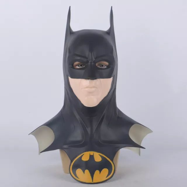 COSPLAY THE FLASH Movie 1989 Version Batman Mask Bruce Wayne Superhero ...