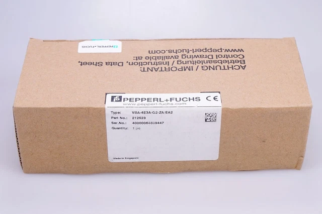 PEPPERL FUCHS VBA-4E3A-G2-ZA/EA2 212523 AS-Interface modulo IMBALLO ...