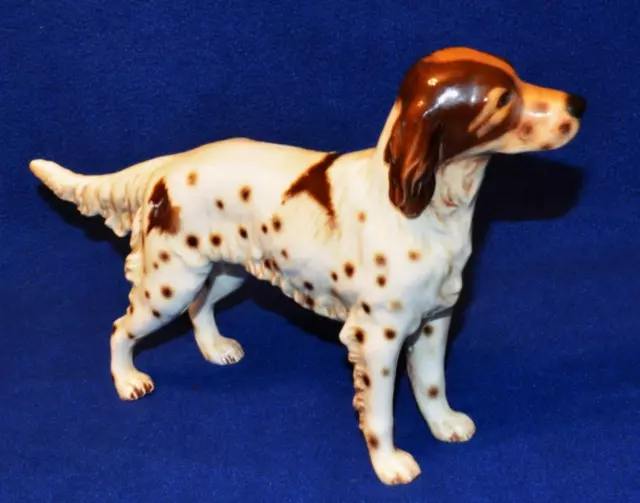 Vintage 1968 Goebel Porcelaine Avec Allemagne English Setter Chien Figurine #