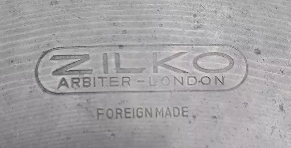 ZILKO Arbiter London Becken Cymbal 14" Vintage Hihat Crash selten Sammler