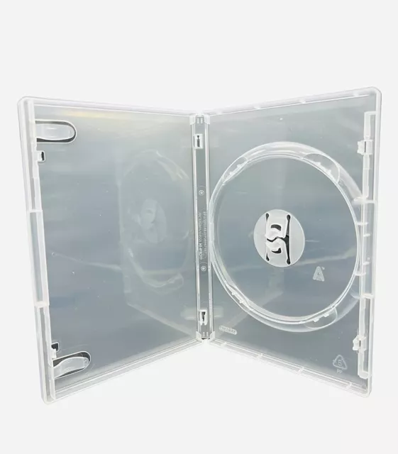 Dragon Trading 100 x Amaray Single Clear DVD/CD/BLU RAY Case