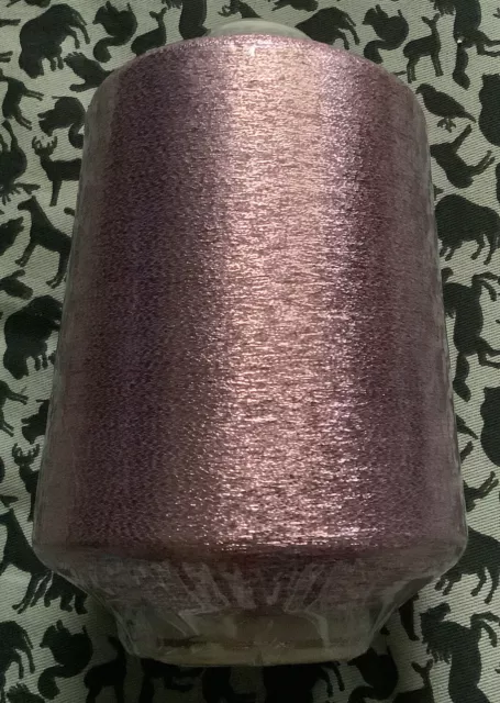 Dusky METALLIC GLITTER YARN 500g CONE MACHINE KNITTING FINE SPARKLE LUREX CRAFT