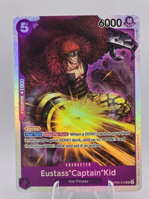 2023 ONE PIECE OP05 JP #74 'CAPTAIN' KID EUSTASS KID OP05