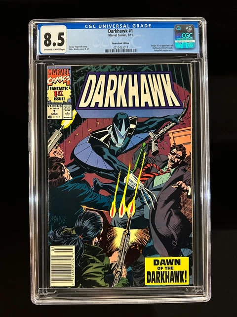 Darkhawk #1 CGC 8.5 (1991) - Newsstand, Origin & 1st app Darkhawk (Chris Powell)